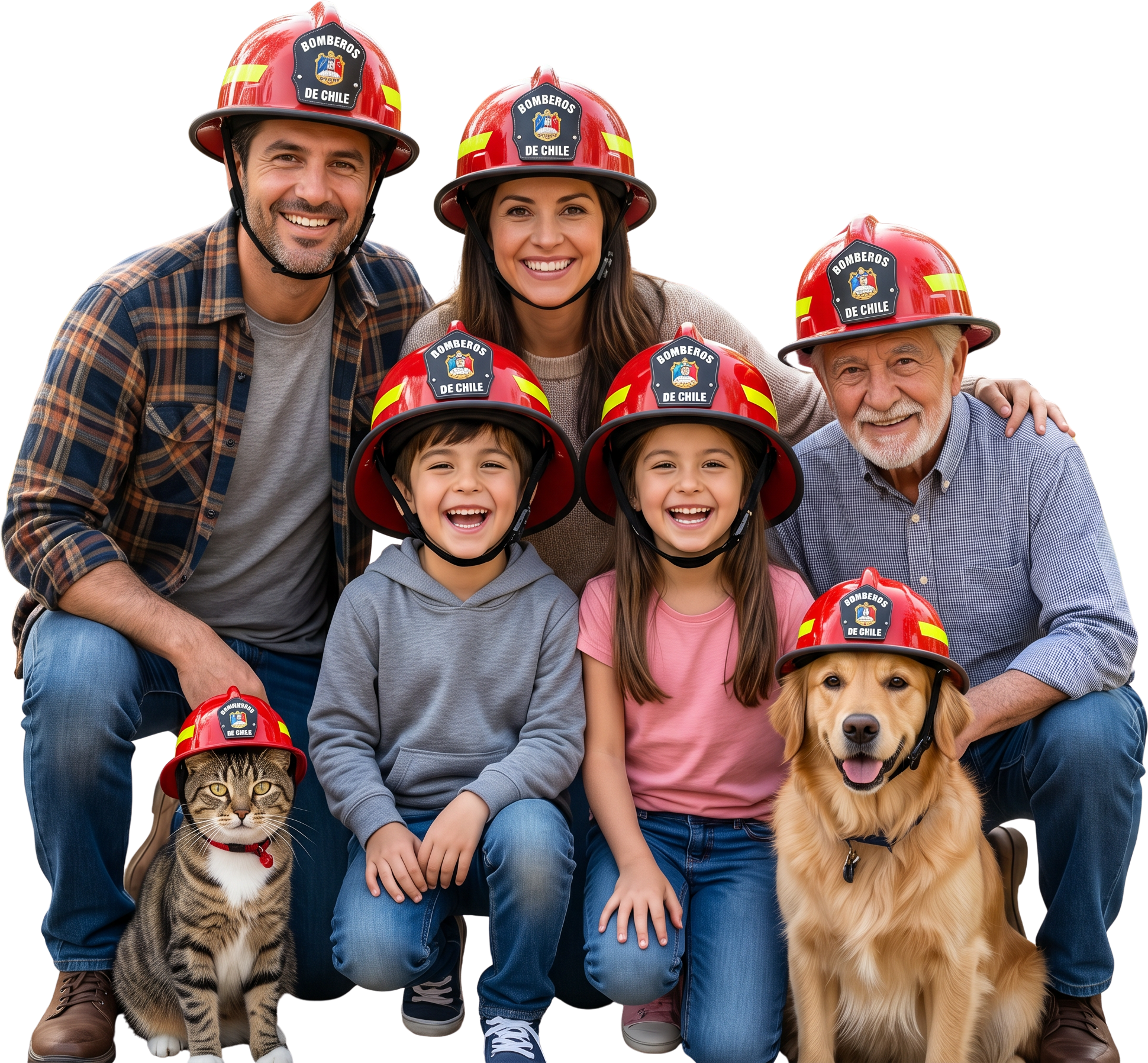 Familia de bomberos